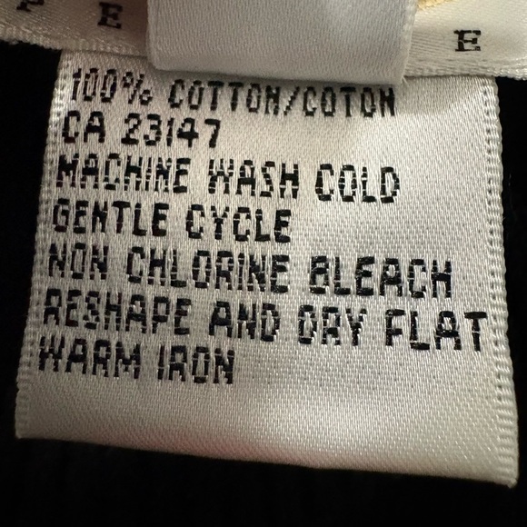 Vintage Talbots Made in Hong Kong Cotton Ribbed Sleeveless Mock Neck Sweater - Picture 4 of 9